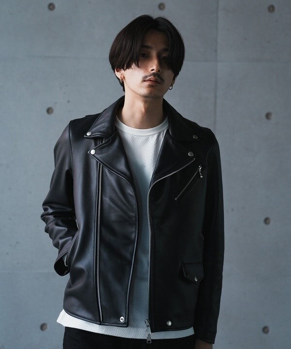 SHEEP LEATHER/シープレザー ダブルライダースジャケット
