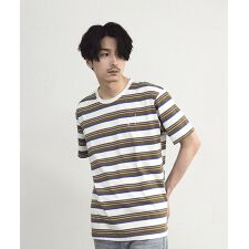 ダメージ加工ボーダーTシャツ