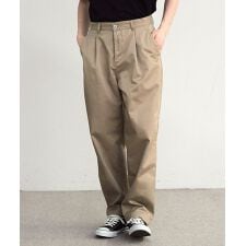 T/Cツイルタックワイドテーパードパンツ
