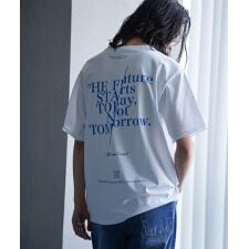 カットオフロゴプリント刺?Ｔシャツ