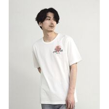 アメリカンコットンロゴ刺?プリントT