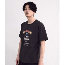 アメリカンコットンロゴプリントTシャツ