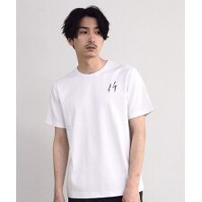 シルケットバックロゴプリントTシャツ