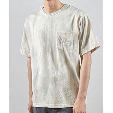 ウォッシュダメージ加工ポケットＴシャツ