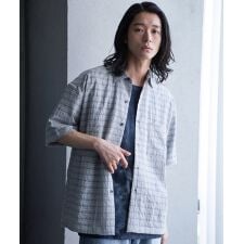 ラトルトラップ(RATTLE TRAP)のドビーチェックシアールーズ半袖シャツ