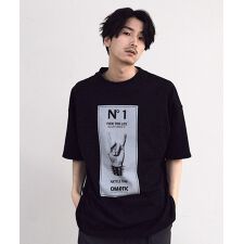 【CHAOTIC】別注メロイックサインプリントオーバーサイズTシャツ