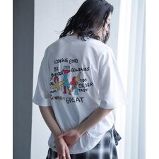 MARK GONZALES別注ロゴプリントオーバーサイズTシャツ