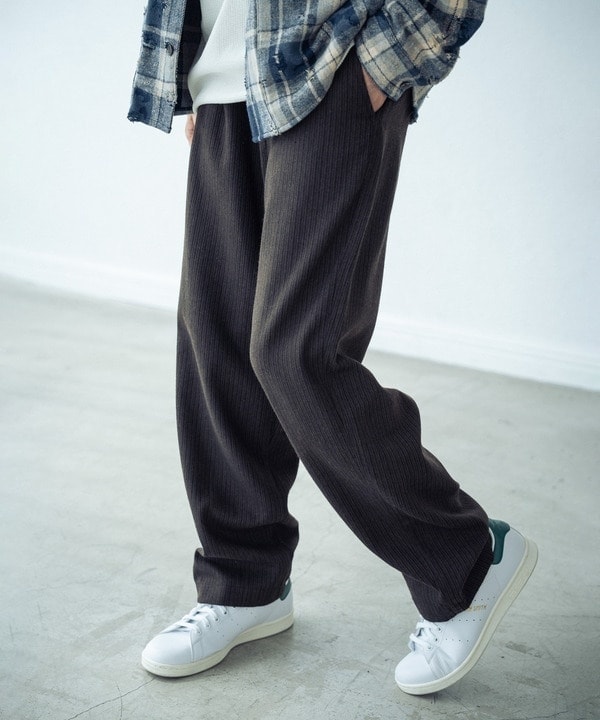 ジンコードストライプワンタックテーパードパンツ | ラトルトラップ