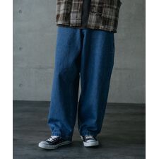 ヘビーカツラギバレルレッグワイドパンツ