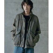 12ozスラブデニムスタンドブルゾン