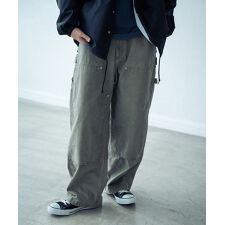 12ozコットンダックダブルニーペインターパンツ