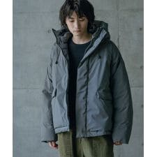タスランポリエステル中綿フードブルゾン