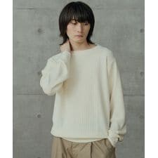 12Gウール混ハイゲージクルーネック