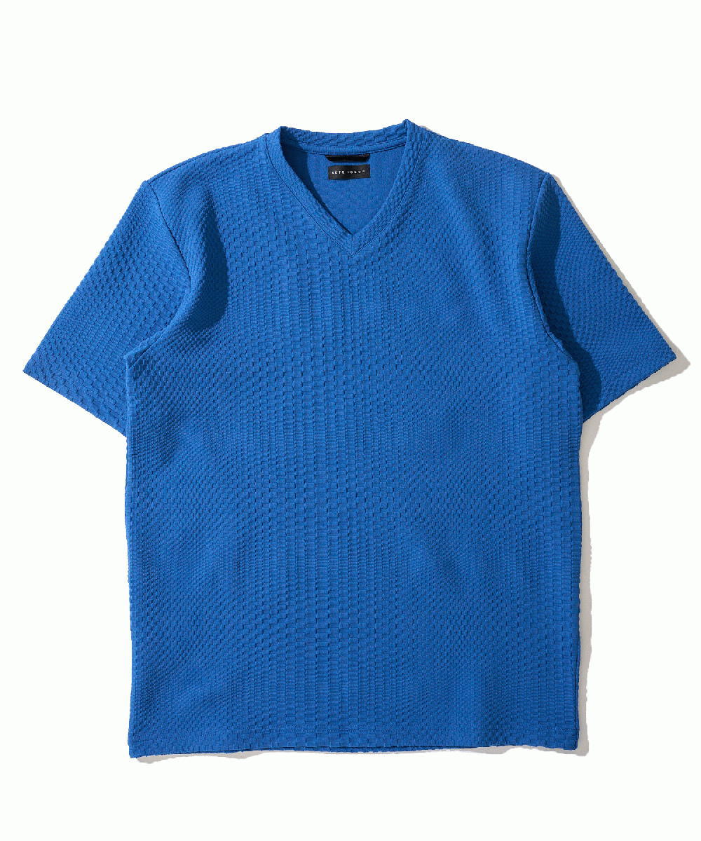 上品な艶と着心地の良さ モクロディクルーネックTシャツ | テットオム