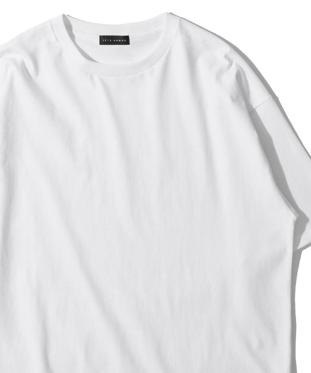 ブリスタージャガードVネックTシャツ TETEHOMME｜テットオム ブリスタージャガードVネックTシャツ