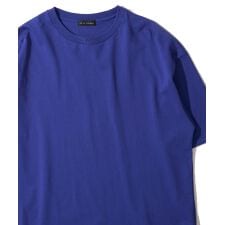 6.5オンスガス焼き天竺クルーネックTシャツ