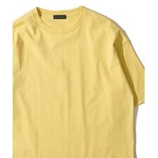 6.5オンスガス焼き天竺クルーネックTシャツ