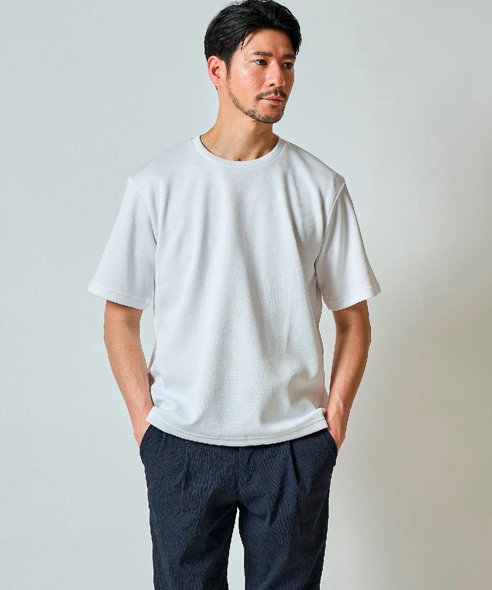 軽くて柔らかいストレッチカノコＴシャツ 軽くて柔らかいストレッチカノコTシャツ | テットオム(TETE