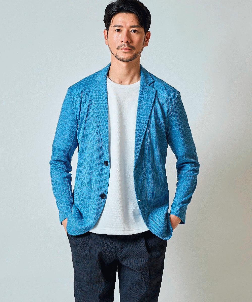メンズ TETE HOMME テットオム カジュアル ストレッチ コート 薄手 0200_337.jpg?v=1741057036