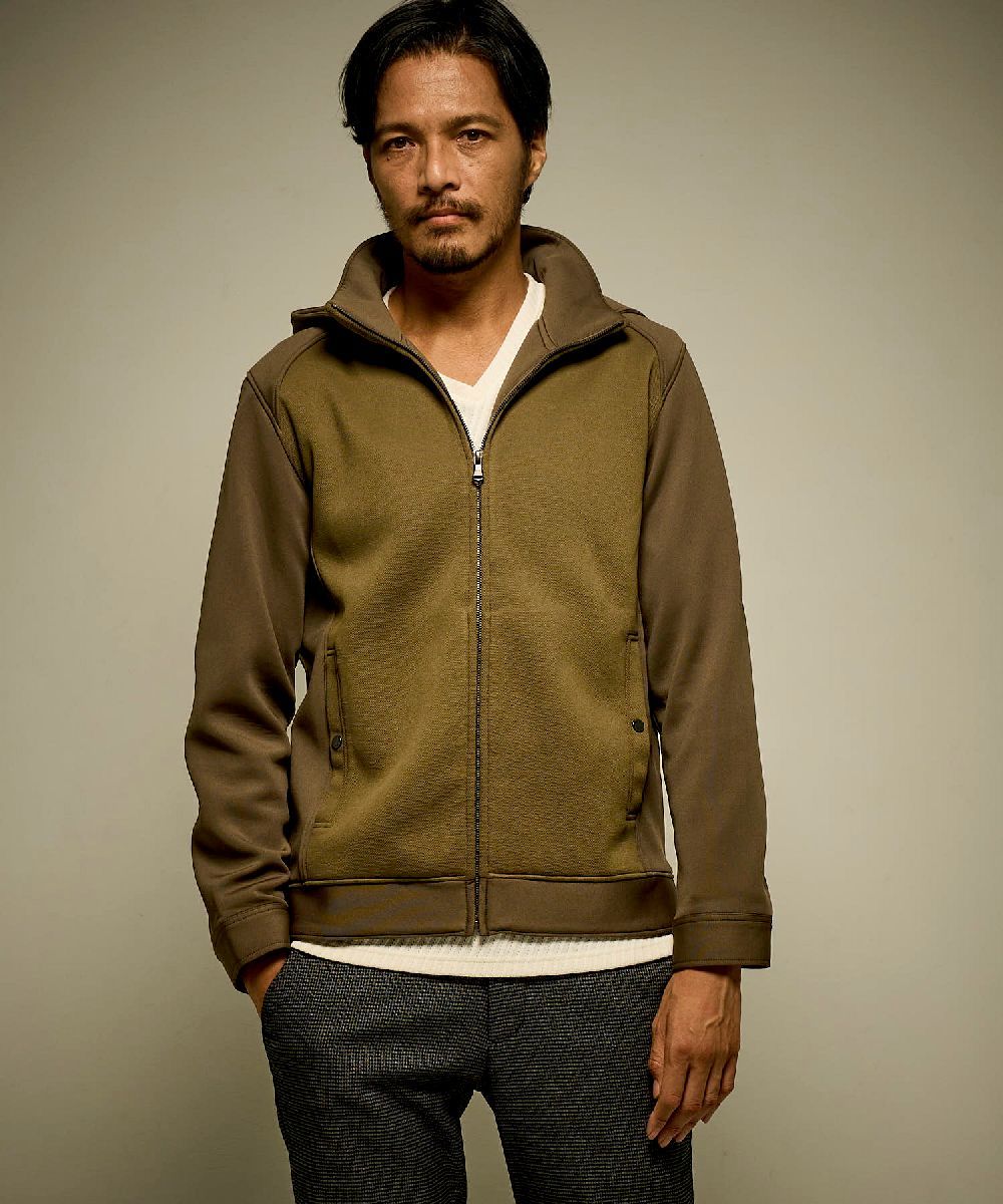 モールニットフードブルゾン | テットオム(TETE HOMME) | マルイウェブ