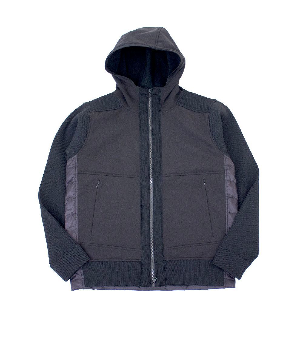 ハニカムダンボールニットジップアップブルゾン | テットオム(TETE