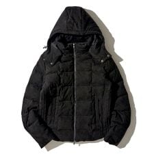 スエードダウンブルゾン