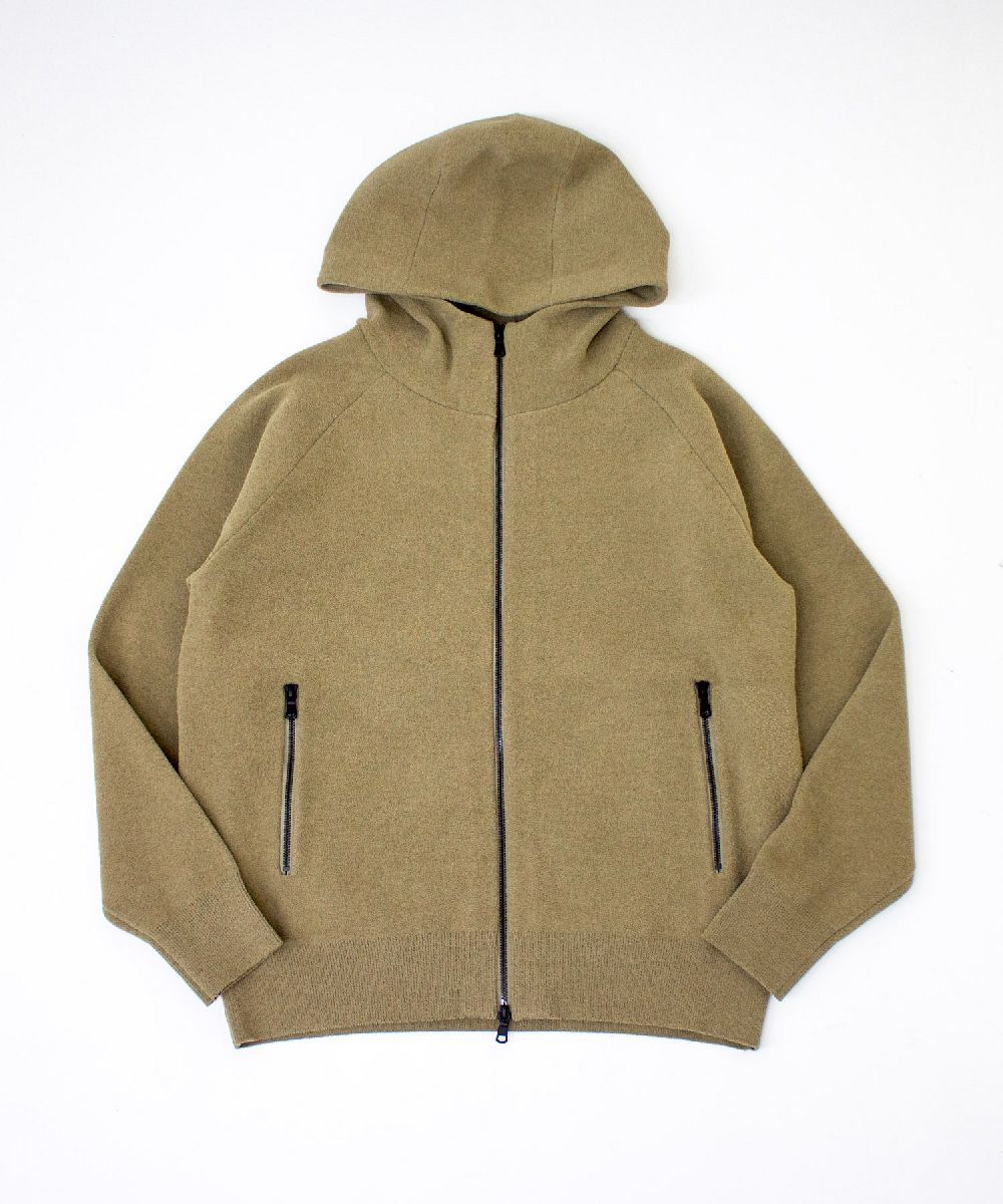 ハニカムダンボールニットジップアップブルゾン | テットオム(TETE