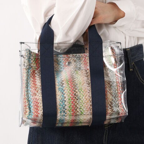 2wayクリアトートバッグ ビアデミゾン Via Demizon ビーニー ファッション通販 マルイウェブチャネル