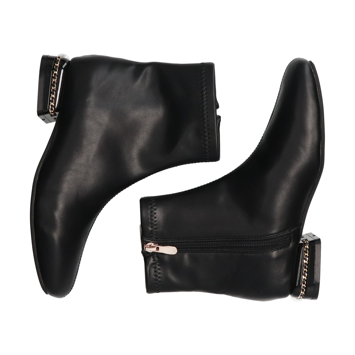 Bridget Birkin◇4cmヒール◇モールドサイドゴアショートブーツ