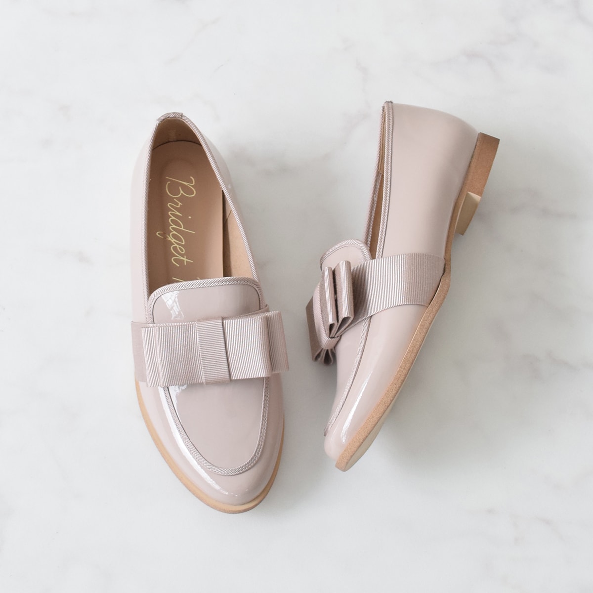 Bridget Birkin◇2.5cmヒール◇グログランリボンレインローファー