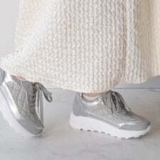 ブリジット バーキン(Bridget Birkin)のBridget Birkin◆4cmヒール◆インヒールキルティングスニーカー