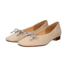 Bridget Birkin◆2cmヒール◆ビジューリボンラメパンプス