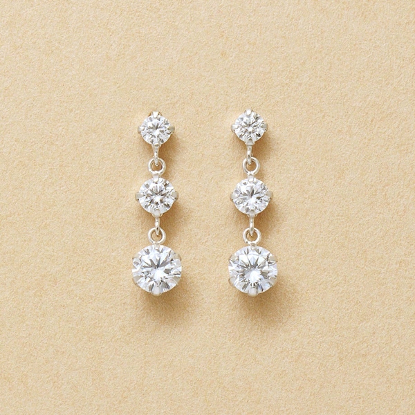 TAKE-UP 限定K10PG 桜 ダイヤピアス TAKE-UP 限定K10PG 桜 ダイヤピアス