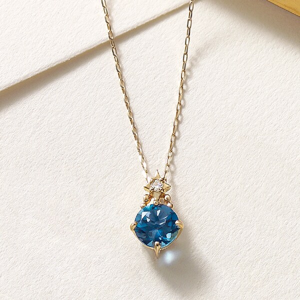 K10 ロンドンブルートパーズネックレス | テイクアップ ピュア