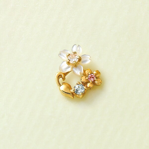 canal4℃ K10 SV SAKURA コレクション 限定 2way ピアス CANAL 4