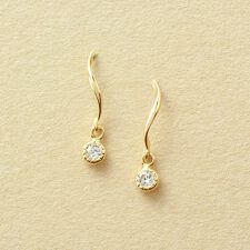 【Lively】K10 ヒネリライン　スイングピアス( YG)