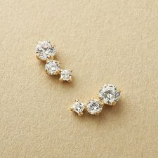 テイクアップ ピュア(TAKE-UP pure)の【Lively】K10 キュービックジルコニア　グラデミーティア ピアス( YG)
