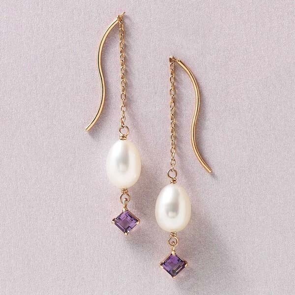 K18 K10pinkgold　 タンスイパール アメリカンピアス K18・K10 タンスイパール アメリカンピアス( PG) | テイクアップ