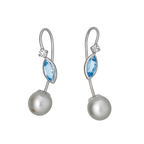 TAKE-UP ピアス K14/K10WGブルークォーツ TAKE-UP ONLINE SHOP/テイクアップ公式オンラインショップ / ブルー