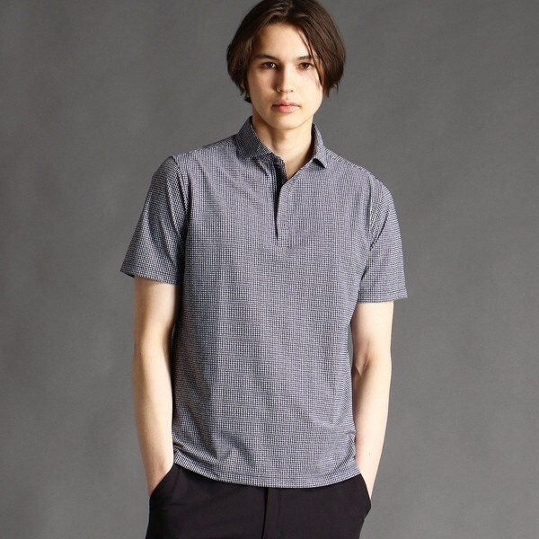 ex/tra】CANCLINI ZIPポロシャツ | ムッシュニコルエクストラ(MONSIEUR