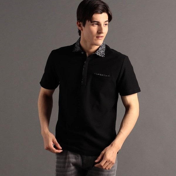 ex/tra】ドライメッシュ サイドロゴポロシャツ | ムッシュニコル