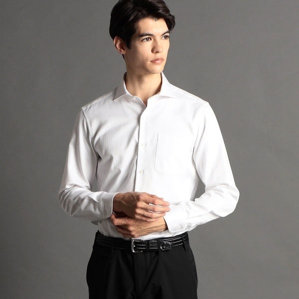 COOLMAXスーパードライ マイクロドビー ドレスシャツ | ムッシュニコル