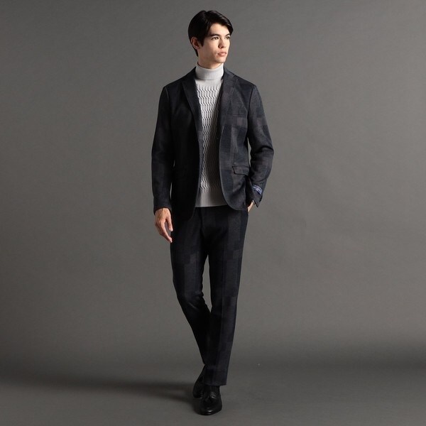 ムッシュニコルエクストラ（MONSIEUR NICOLE ex/tra）/【ex/tra】PAULO DE OLIVEIRA セットアップスラックス ex/tra】PAULO DE OLIVEIRA セットアップスラックス | ムッシュニコル