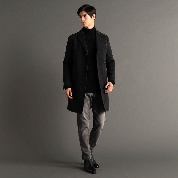 ex/tra】Super120's ウールビーバー チェスターコート | ムッシュ