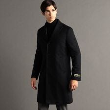 【ex/tra】ピュアカシミヤ チェスターコート