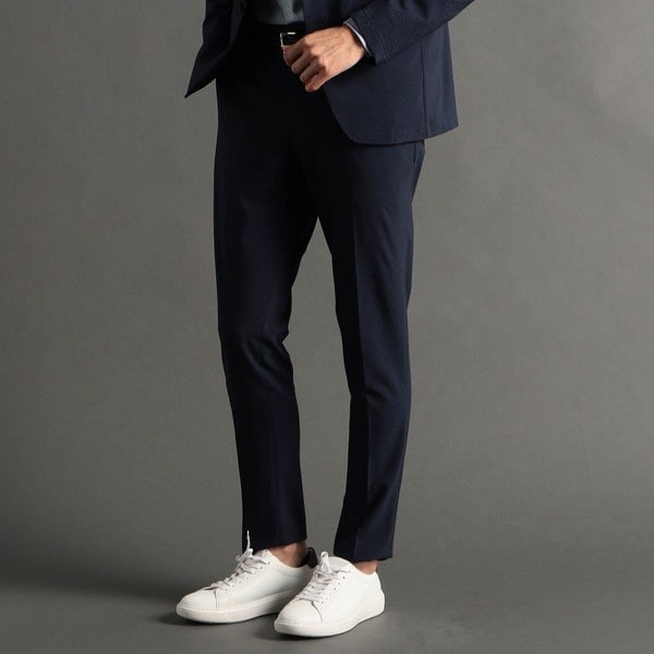 ex/tra】マイクロチェック セットアップパンツ | ムッシュニコル