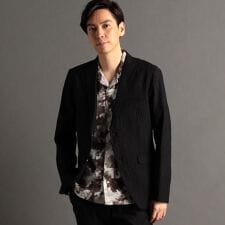 トリコットワッシャープリント セットアップジャケット