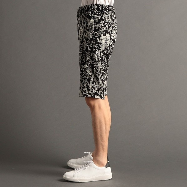 ストレッチオックス ボタニカルプリント ショートパンツ | ムッシュ