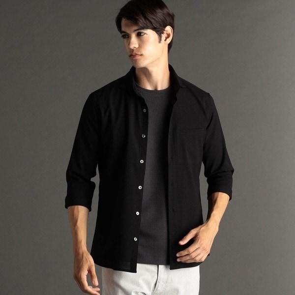 ex/tra】デジタルカモ カッタウェイカラーシャツ | ムッシュニコル