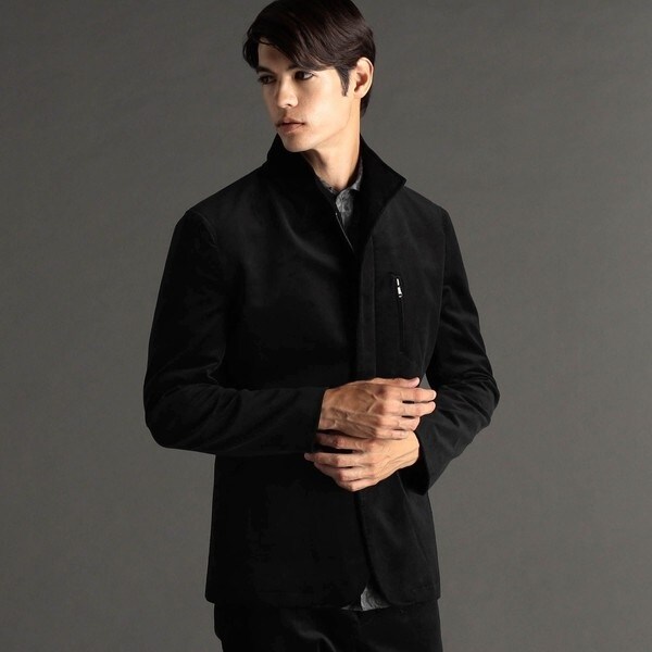 ＜hollington＞コーデュロイスタンドカラー　ホリントン hollington＞コーデュロイスタンドカラー ホリントン hollington